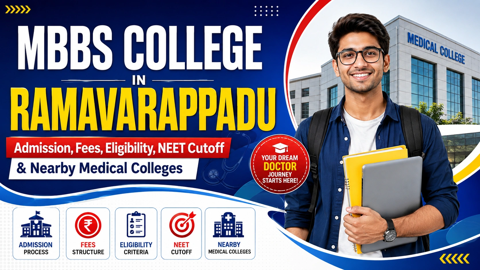 MBBS College in Ramavarappadu: Admission, Fees, Eligibility, NEET Cutoff & Nearby Medical Colleges