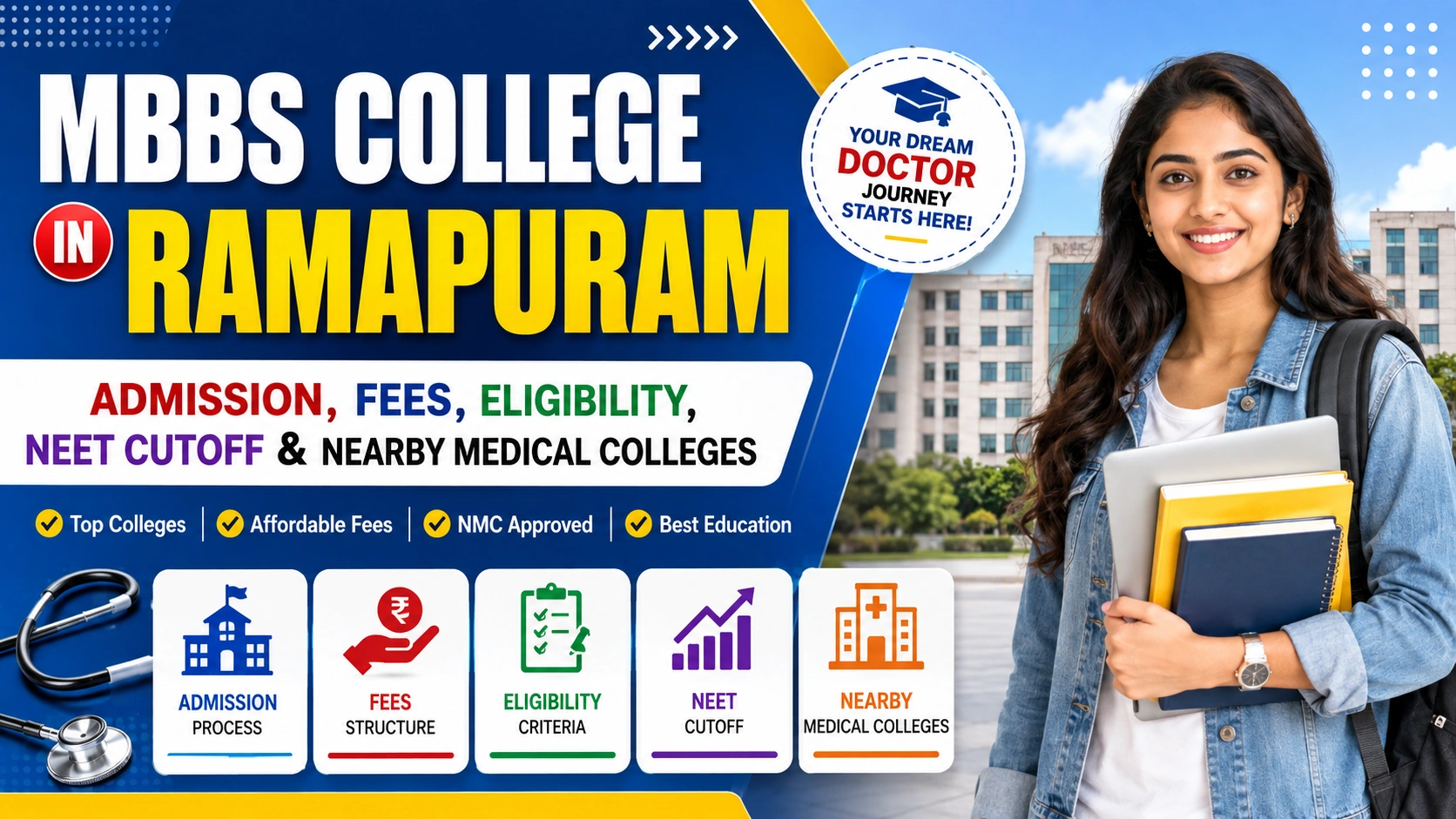 MBBS College in Ramapuram: Admission, Fees, Eligibility, NEET Cutoff & Nearby Medical Colleges