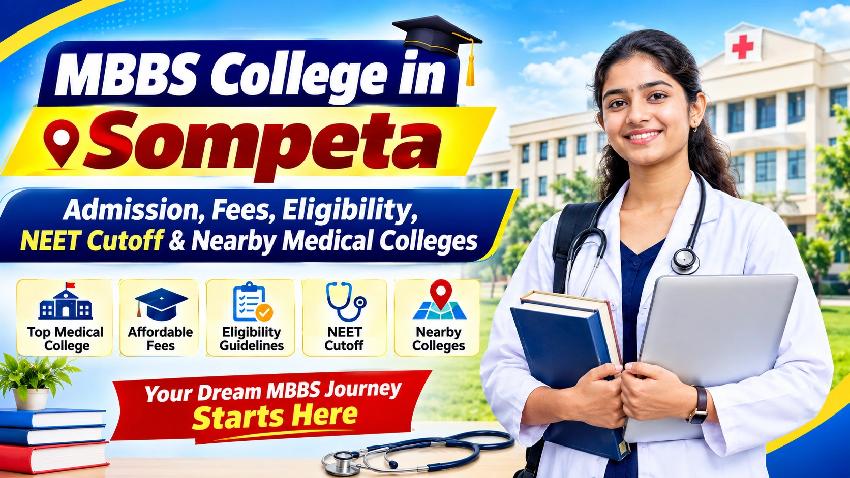 MBBS College in Sompeta: Admission, Fees, Eligibility, NEET Cutoff & Nearby Medical Colleges