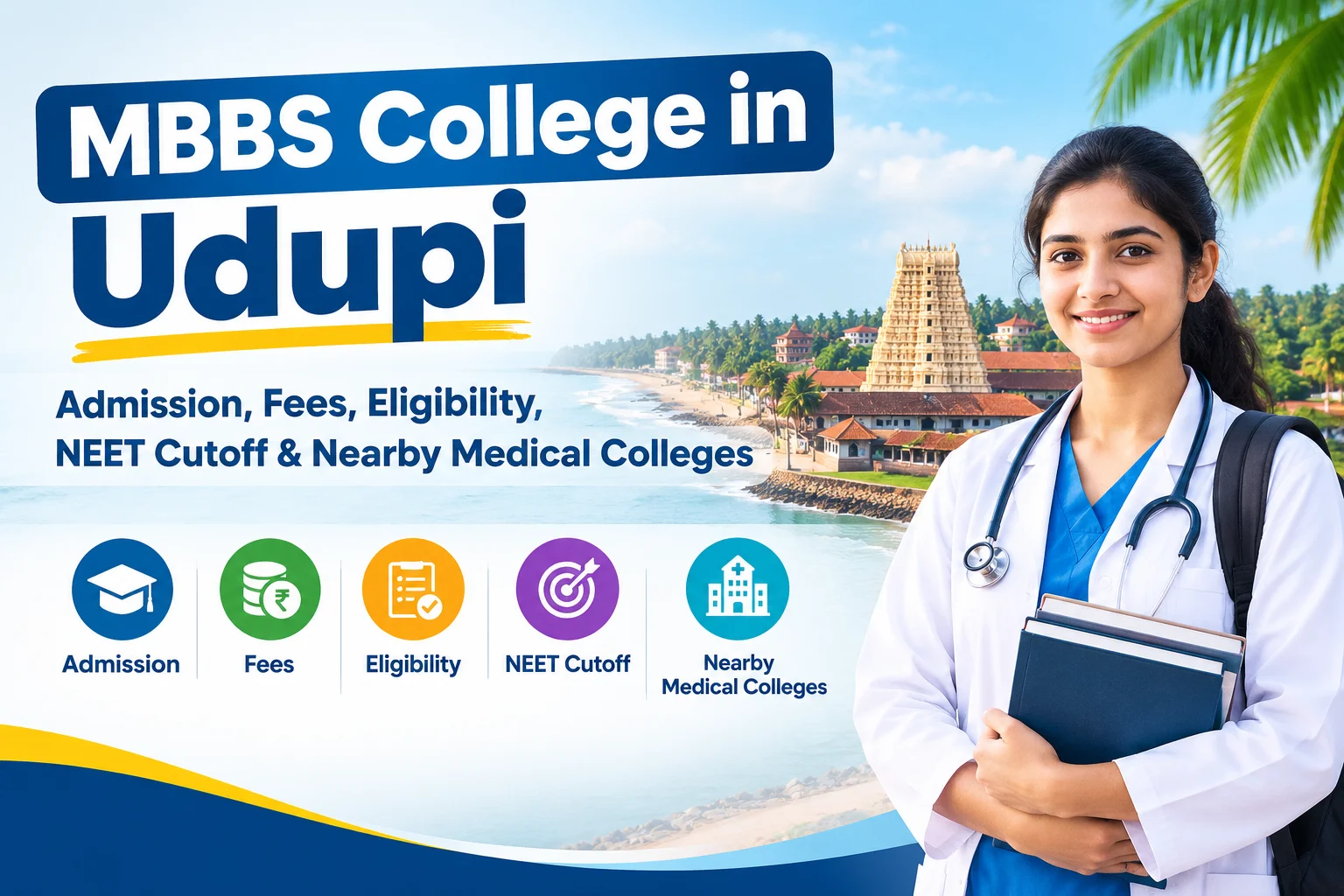 MBBS College in Udupi: Admission, Fees, Eligibility, NEET Cutoff & Nearby Medical Colleges