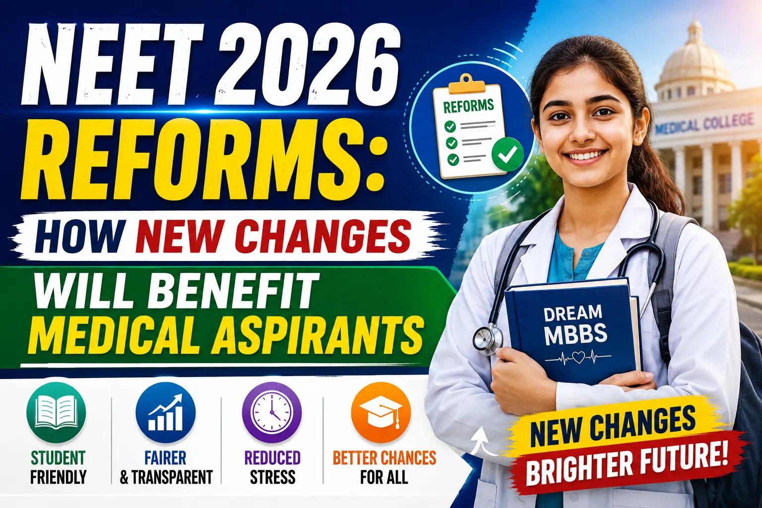 NEET 2026 Reforms: How New Changes Will Benefit Medical Aspirants