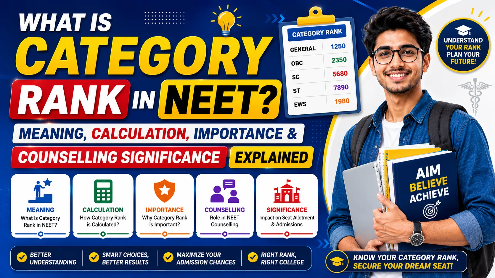 NEET Category Rank Explained: Meaning, Calculation & Admission Importance