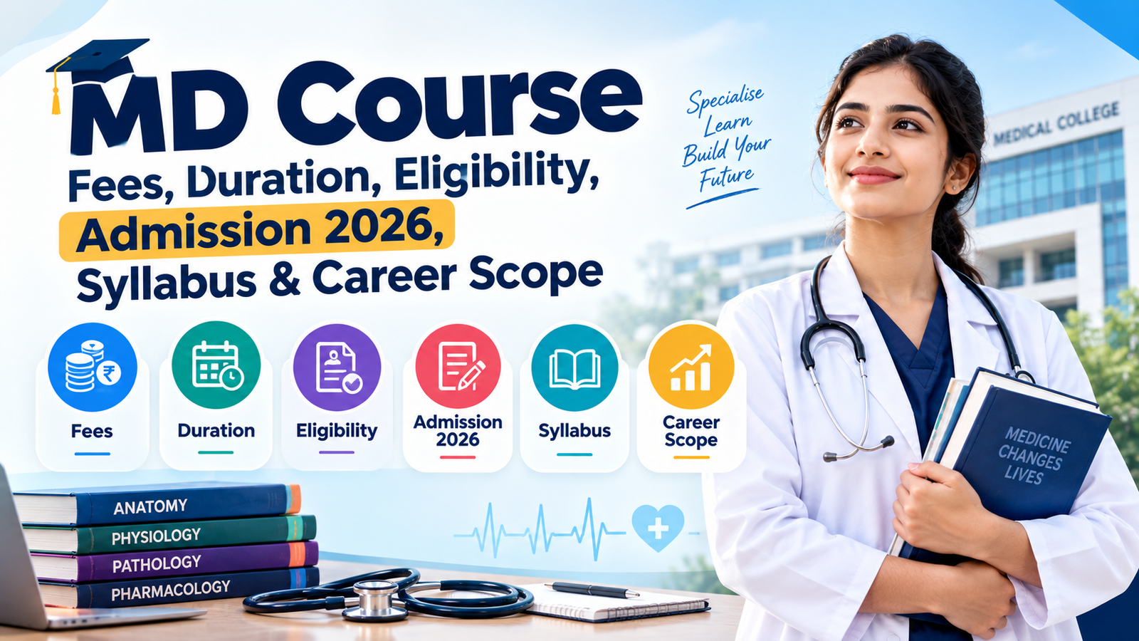 MD Course: Fees, Duration, Eligibility, Admission 2026, Syllabus & Career Scope