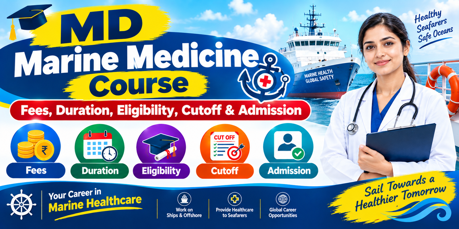 MD Marine Medicine Course: Fees, Duration, Eligibility, Cutoff & Admission