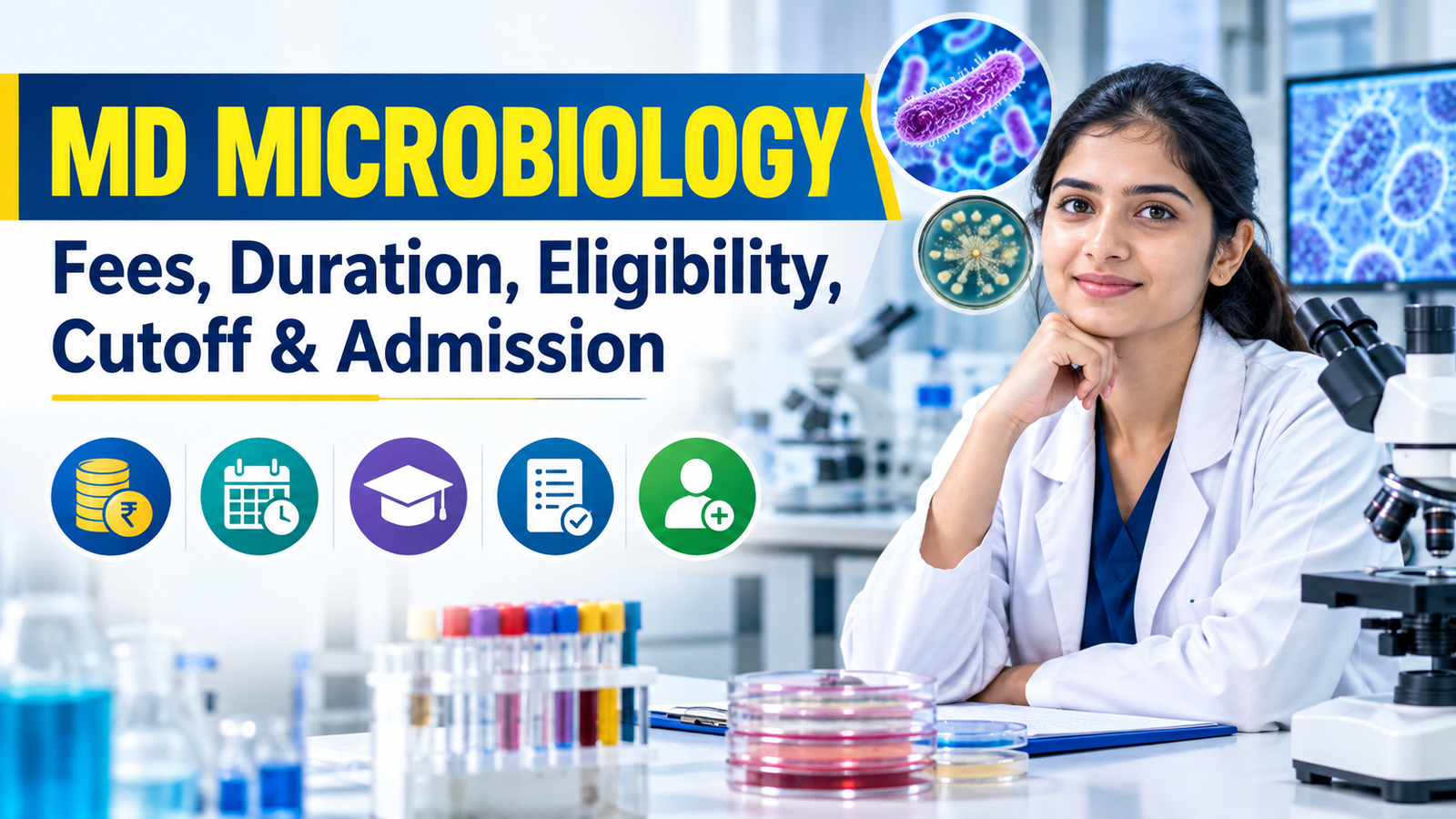 MD Microbiology Course: Fees, Duration, Eligibility, Cutoff & Admission