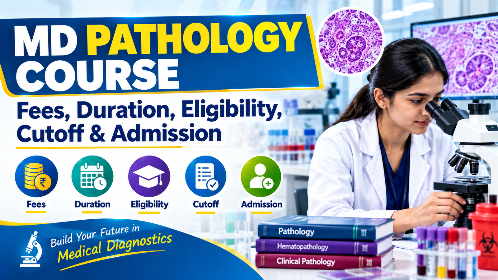 MD Pathology Course: Fees, Duration, Eligibility, Cutoff & Admission
