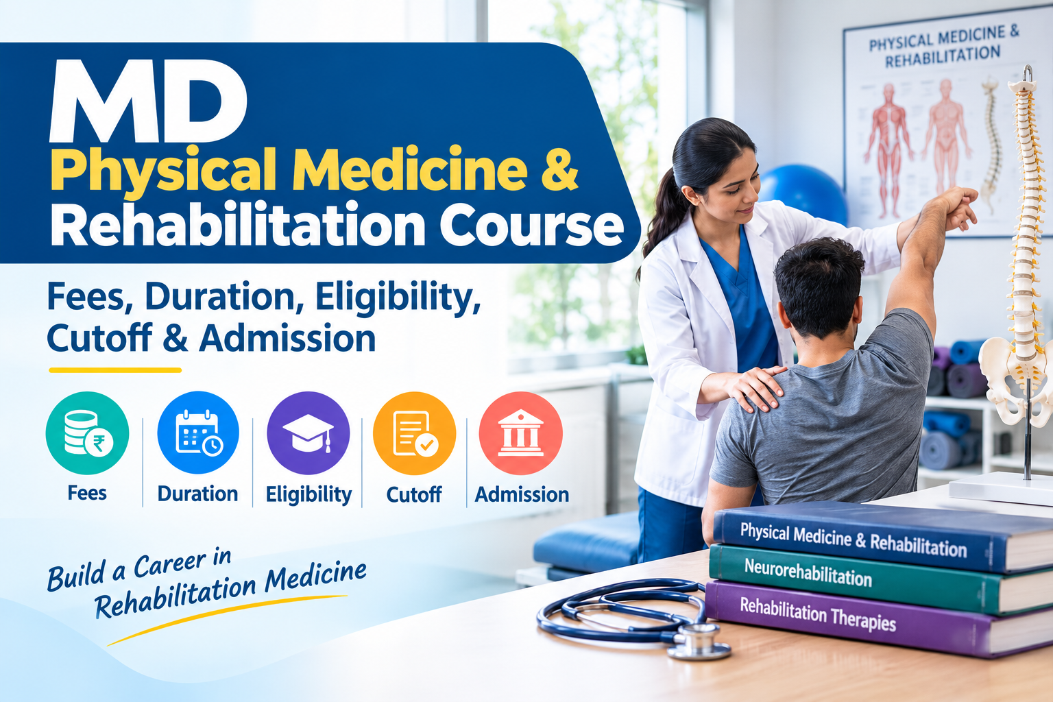 MD Physical Medicine & Rehabilitation Course: Fees, Duration, Eligibility, Cutoff & Admission
