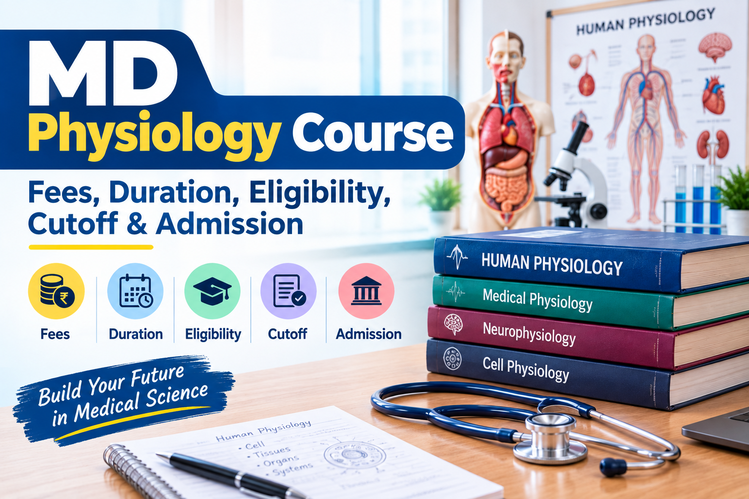 MD Physiology Course: Fees, Duration, Eligibility, Cutoff & Admission