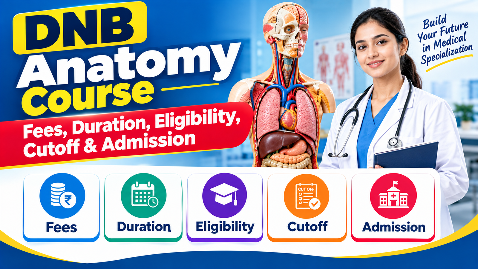 DNB Anatomy Course: Fees, Duration, Eligibility, Cutoff & Admission
