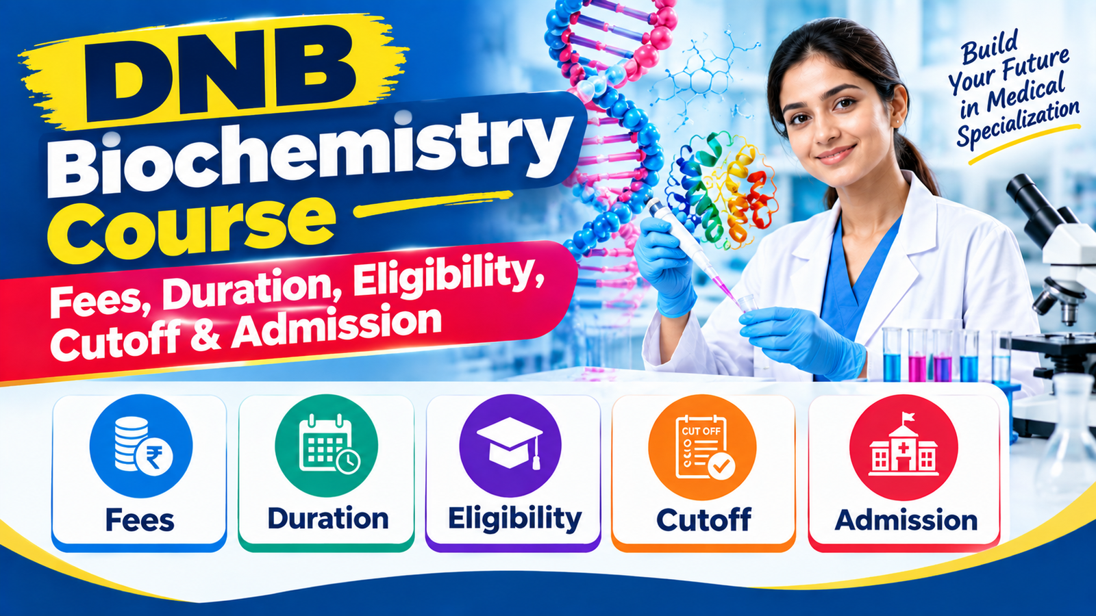DNB Biochemistry Course: Fees, Duration, Eligibility, Cutoff & Admission
