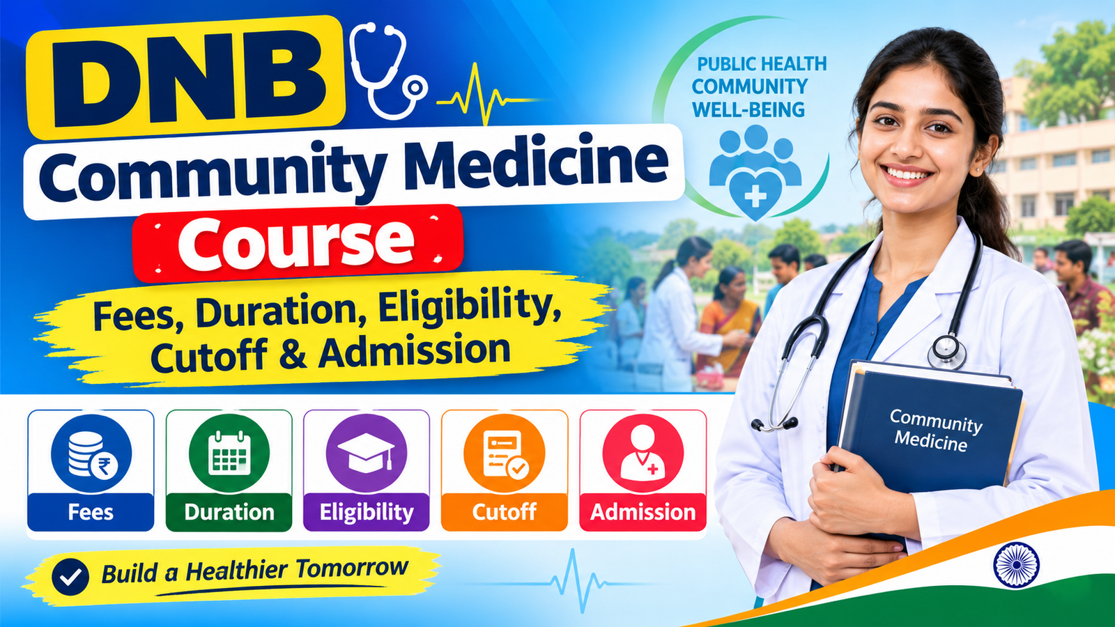 DNB Community Medicine Course: Fees, Duration, Eligibility, Cutoff & Admission