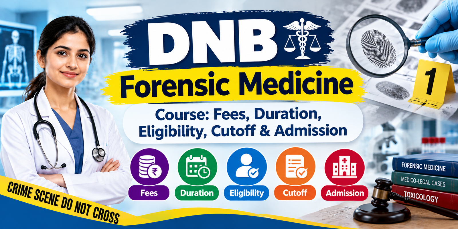 DNB Forensic Medicine Course: Fees, Duration, Eligibility, Cutoff & Admission