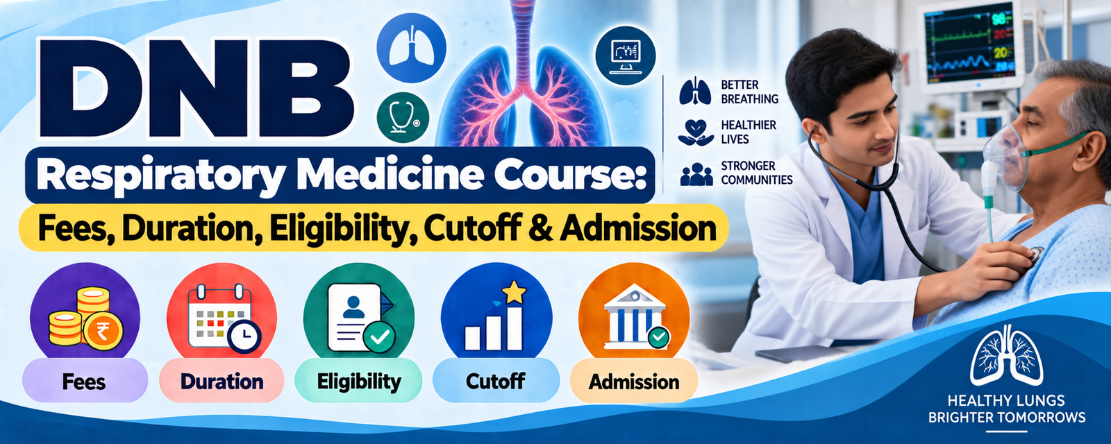 DNB Respiratory Medicine Course: Fees, Duration, Eligibility, Cutoff & Admission